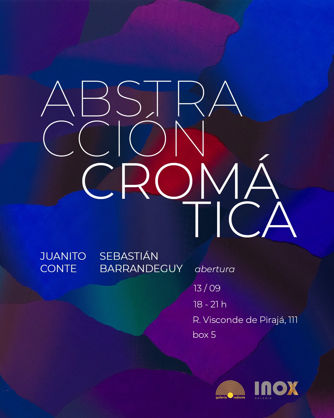 Juanito Conte e Sebastián Barrandeguy | Abstracción Cromática | 13 de setembro